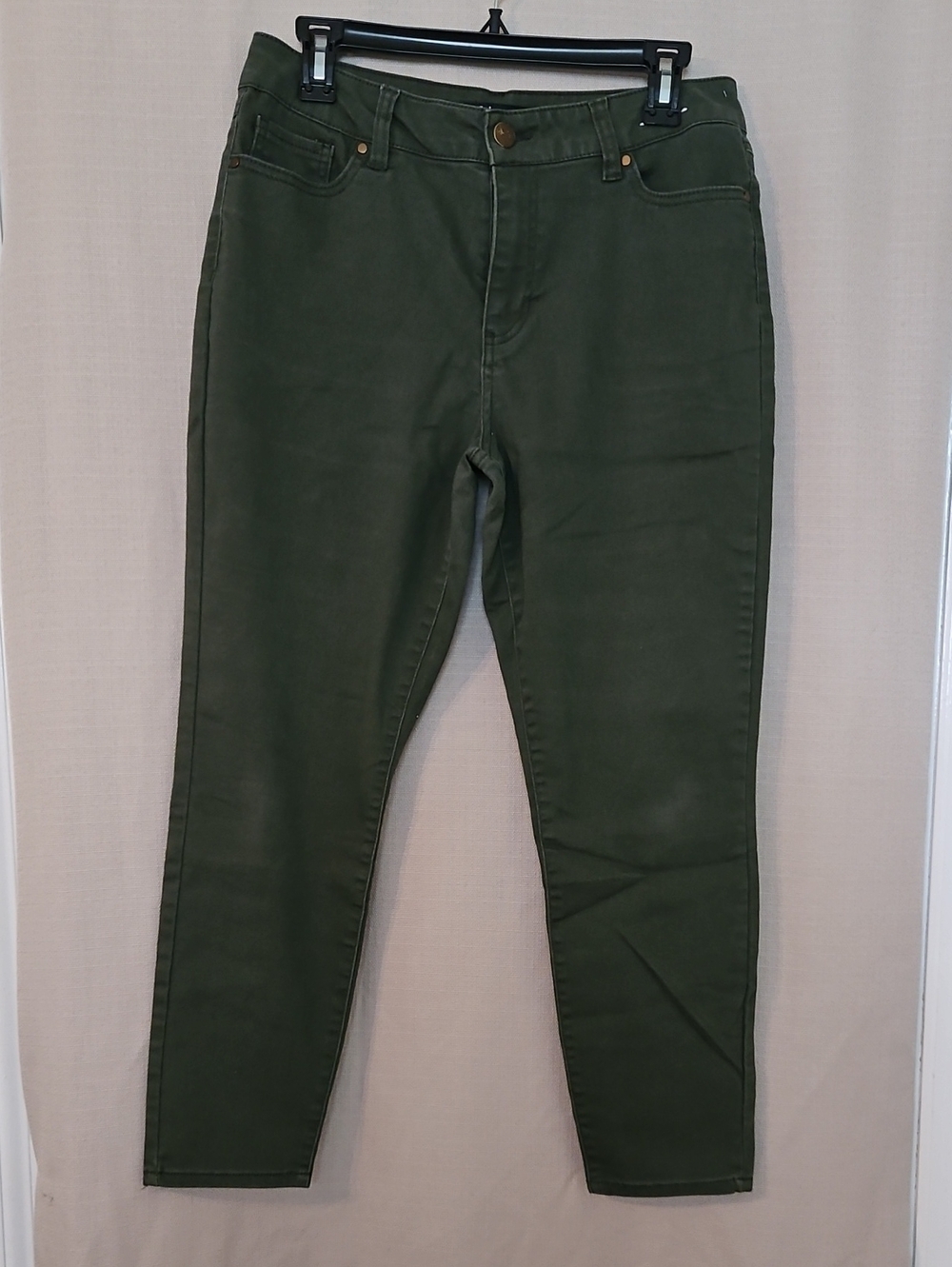 d. jeans Olive Green Skinny Jeans for Women